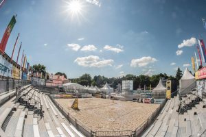 Aufbau BVB Baden 2017 - Stadion innen (nicht fertig)