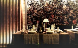 Tisch im Calea Dinner-Club Wien, Foto: Calea Club