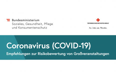 Checkliste Version 2 Veranstaltungen Events Coronavirus COVID-19 von Gesundheitsministerium & Rotes Kreuz