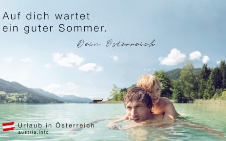 Beispiel-Sujet "Auf Dich wartet ein guter Sommer", Foto: Österreich Werbung / Peter Podpera