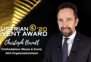 Austrian Event Award 2020: Christoph Berndl gibt die Nominierten bekannt