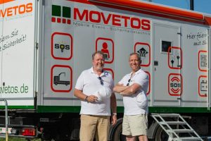 Erik Kastner (CEO) & Christoph Mistelbauer (COO) von MOVETOS Austria in Schönbrunn, Foto: Andreas Hross