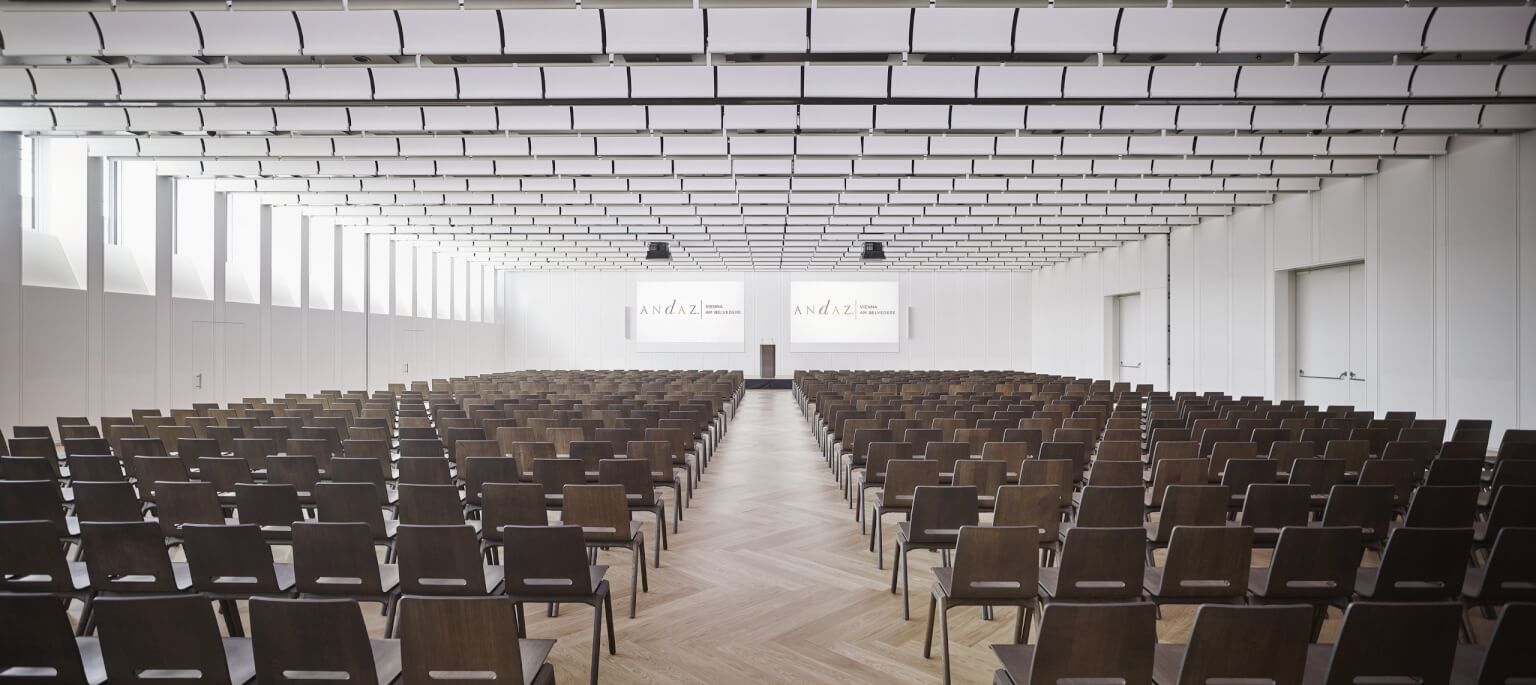 Meetingraum LOWER BELVEDERE des ANDAZ Vienna, Foto: Gregor Titze / ANDAZ Vienna am Belvedere