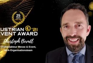 Austrian Event Award 2021: Christoph Berndl gibt die Nominierten bekannt