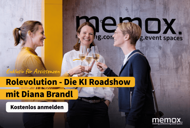 Rolevolution: memox startet KI-Roadshow für Assistenzen in sieben Städten